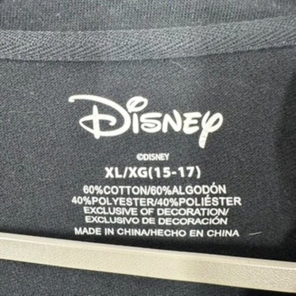 Disney Kid Size XL Black Rainbow Quarter Zip Sweatshirt Mickey Mouse Embroidered - Picture 3 of 5